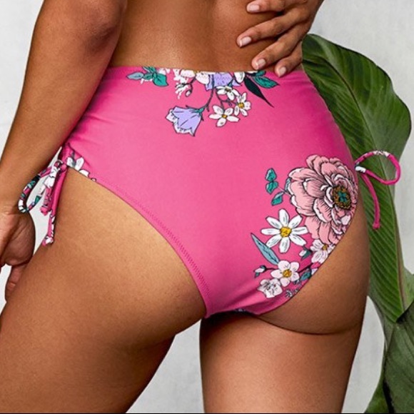 CUPSHE Floral Bikini Bottoms - Picture 3 of 5